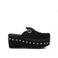 MOU 611004A CLOG LEATHER OVERSTITCHING 331 scam+nero BKBK