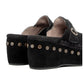 MOU 611004A CLOG LEATHER OVERSTITCHING 331 scam+nero BKBK