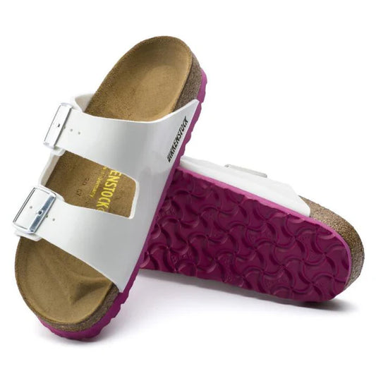 BIRKENSTOCK ARIZONA 442 vern+bianco-rosa 652653