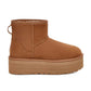 UGG 1134991W MINI CLASSIC PLATFORM 334 scam+cuoio CHESTNUT