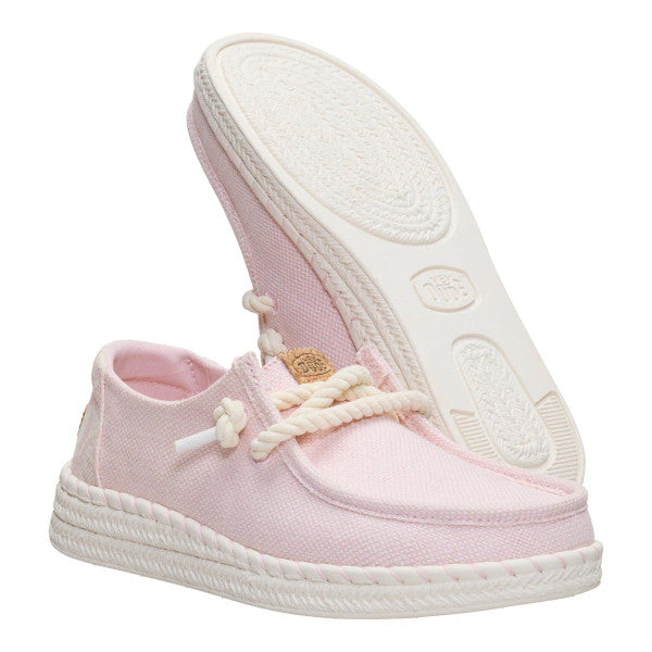 HEY DUDE 45237 WENDY ESPADRILLE HIBISCUS 778 tela+rosa 7CL