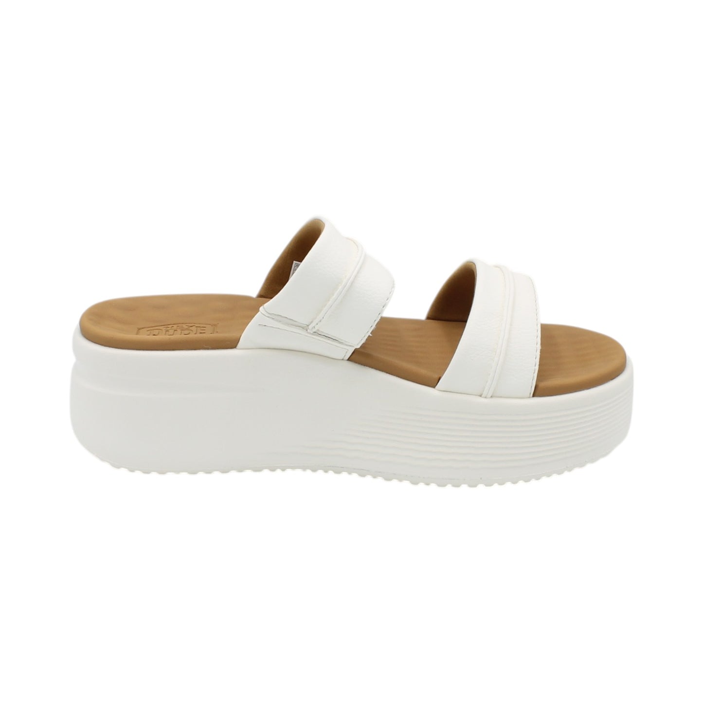 HEY DUDE 45256 AUSTIN SLIDE CLASSIC 112 pelle+bianco 105